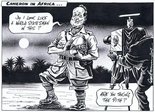 Cameron in Africa... Image.