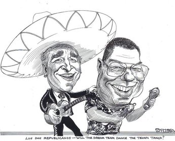 Los Dos Republicanos - Will the dream tea dance the Texan tango?