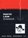 David Low Dinner Programme Image.