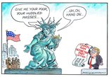 Give me your poor. your huddled masses... Image.