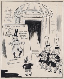 DOES DICKENS DATE? Dilly: "Dear Mr Dickens was very diverting but there never could havebeen such a character in real life - never!" 