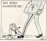 His spirit marches on! Image.