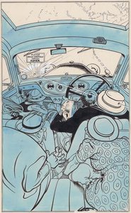 "Yes, here we are now on that jolly old bit of the Portsmouth Road where there's all those silly stories about smashed windscreens and bullet holes. Dashed nonsense, if you ask me...."