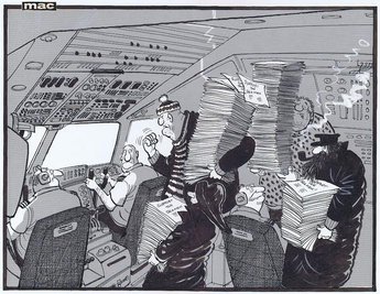 "You heard! - National Union of Seamen - Now open the windows and fly over London."